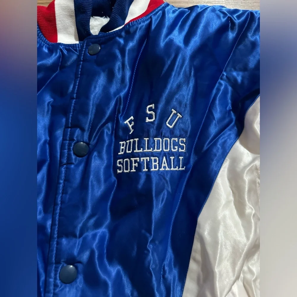Vintage Fresno State Softball Bomber Jacket - Picture 6 of 8
